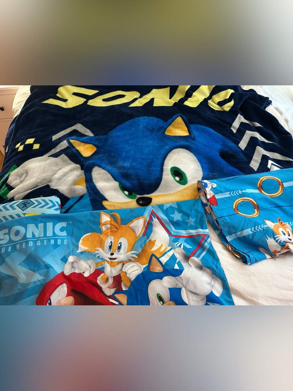 Sonic the Hedgehog twin bedding